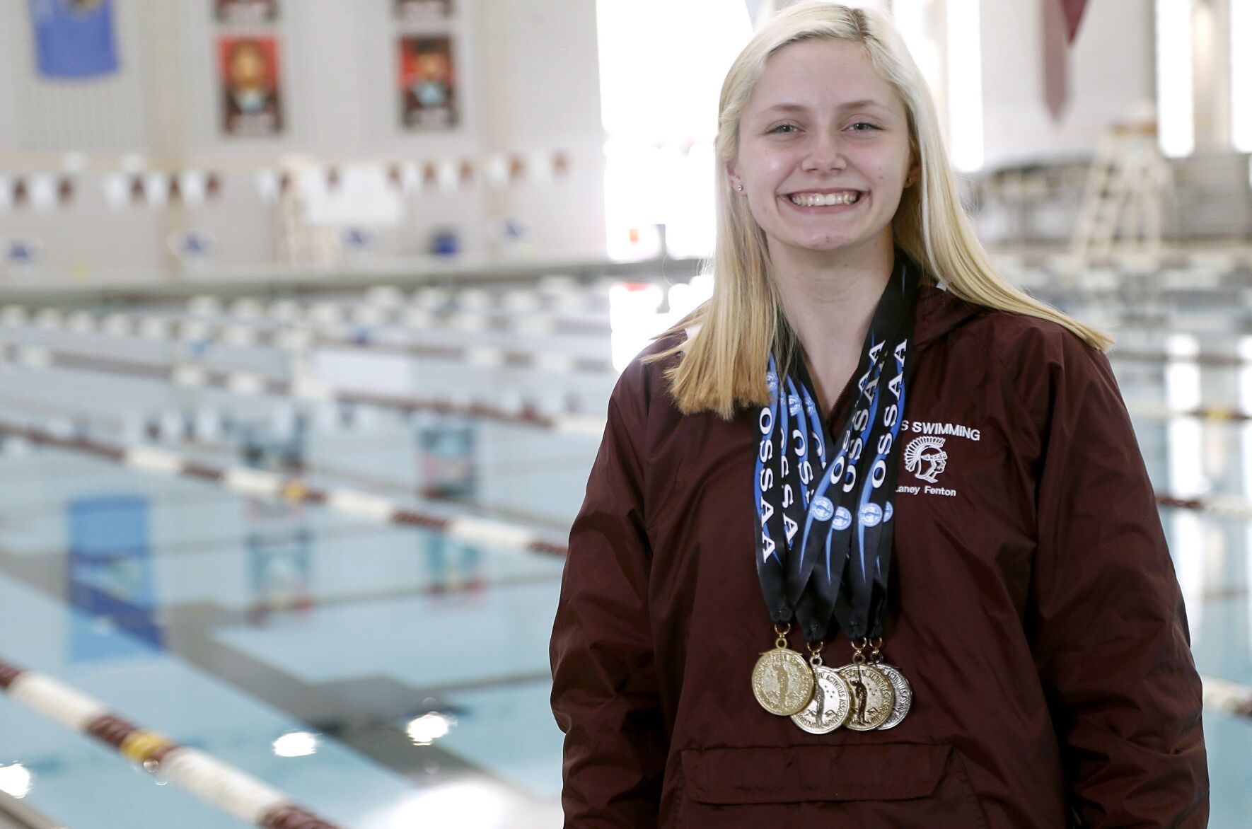 Girls swimming: Laney Fenton, Jenks